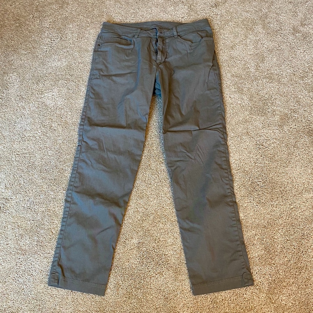 Lululemon ABC Pant Slim Dye WHGS Washed Grey Sage